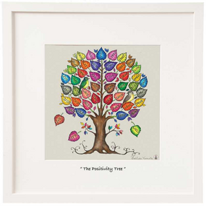 Belinda northcote The positivity Tree framed mini print