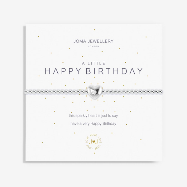 A Little Happy Birthday Crystal Bracelet