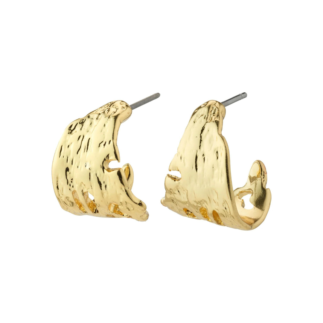 PILGRIM - BRENDA recycled earrings gold-plated