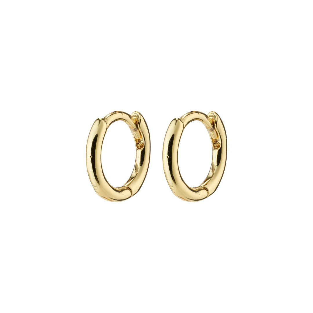 PILGRIM - EANNA recycled huggie hoops gold-plated