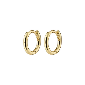 PILGRIM - EANNA recycled huggie hoops gold-plated