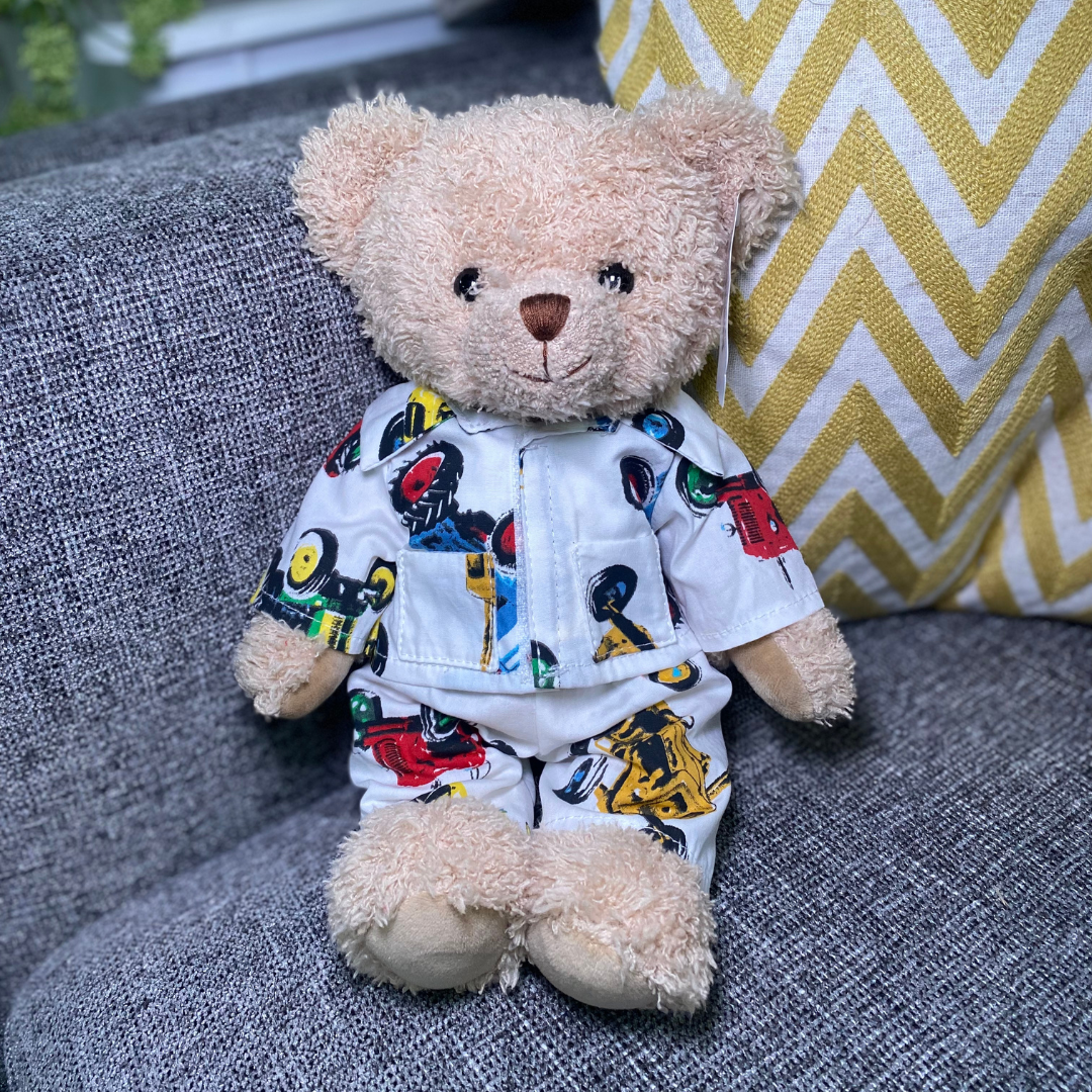 Teddy In Tractor Pyjamas