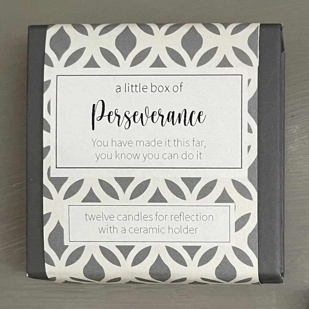 20 Minute candles - A little box of Perseverance