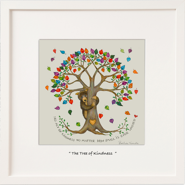 Belinda Northcote The tree of kindness framed mini print